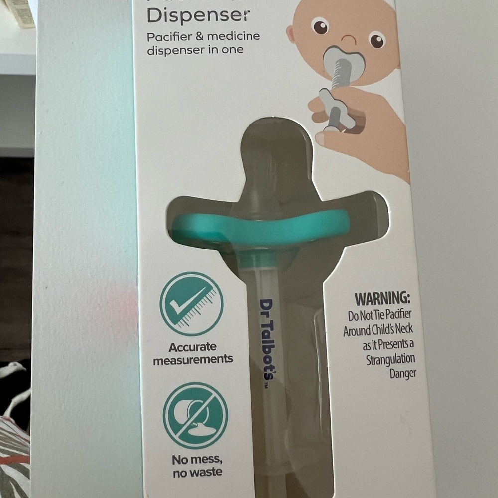 Dr. Talbot's Pacifier and Medicine Dispenser